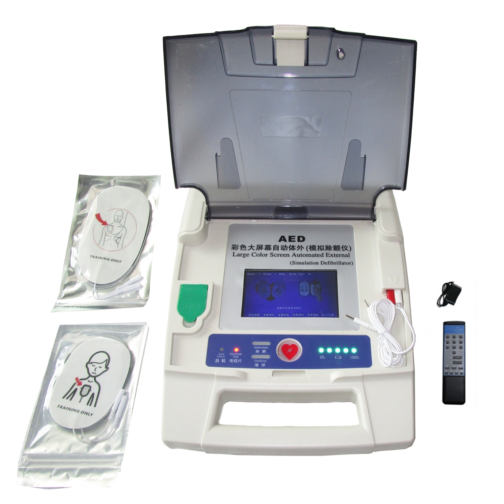 彩色大屏幕自動(dòng)體外模擬除顫儀